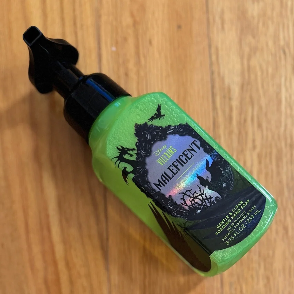 Disney Bath & Body Works Maleficent Kids Bath Set - Green and Black
